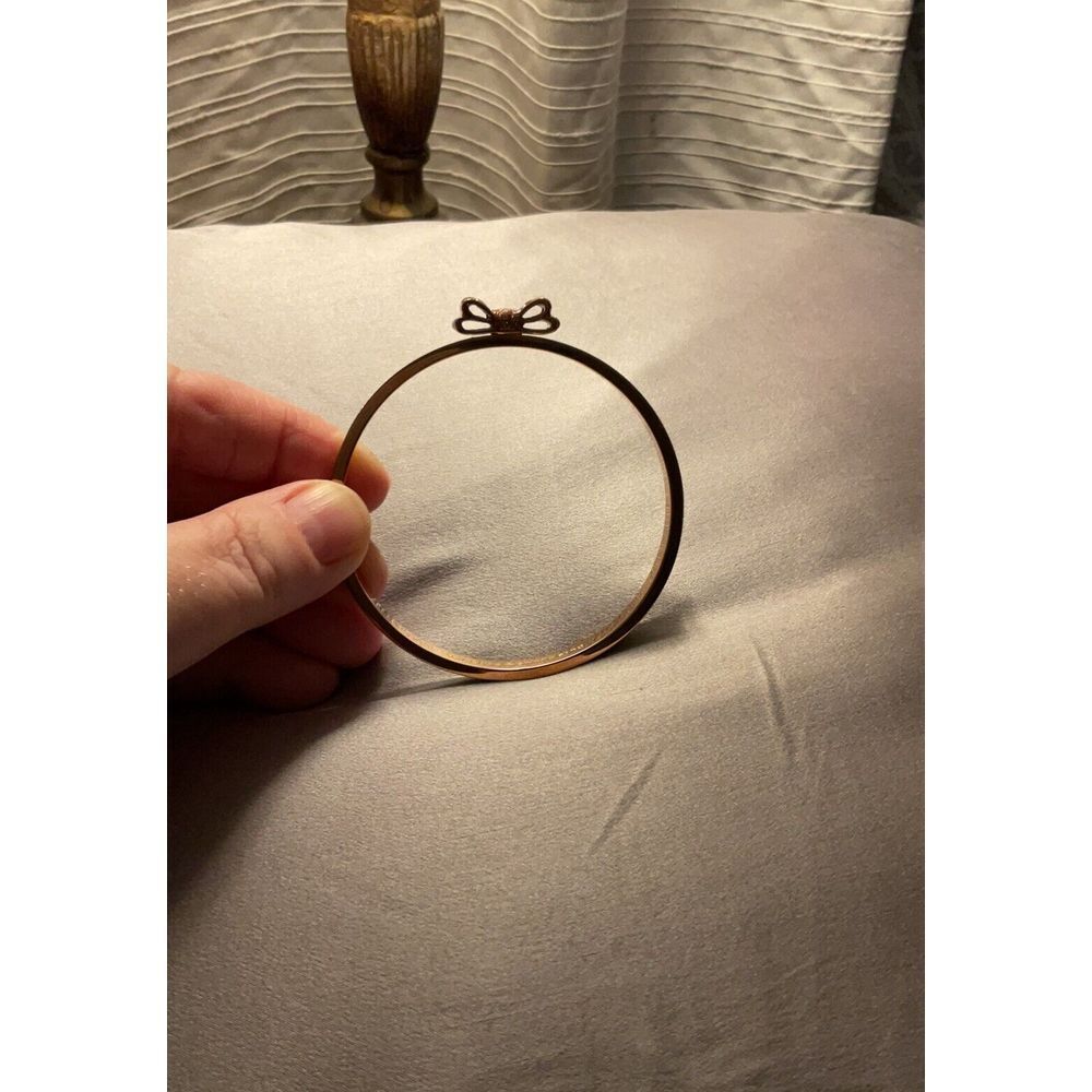 kate spade gold-tone pavé bow bangle bracelet - Picture 11 of 11